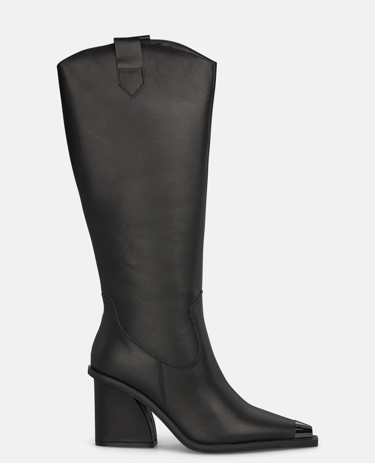 BOTA TACÓN CON TEXTURA