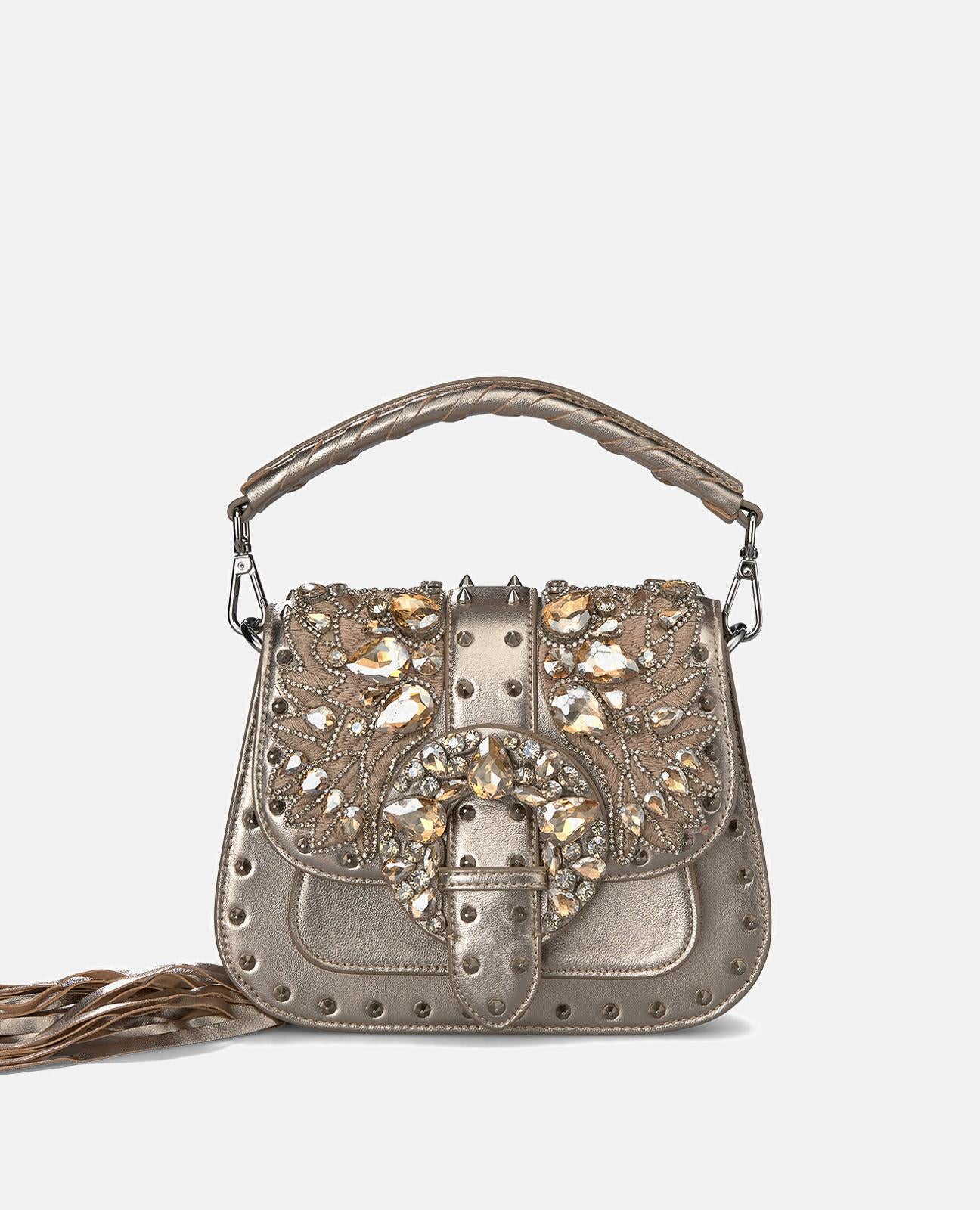 BOLSO DE MANO ABALORIOS