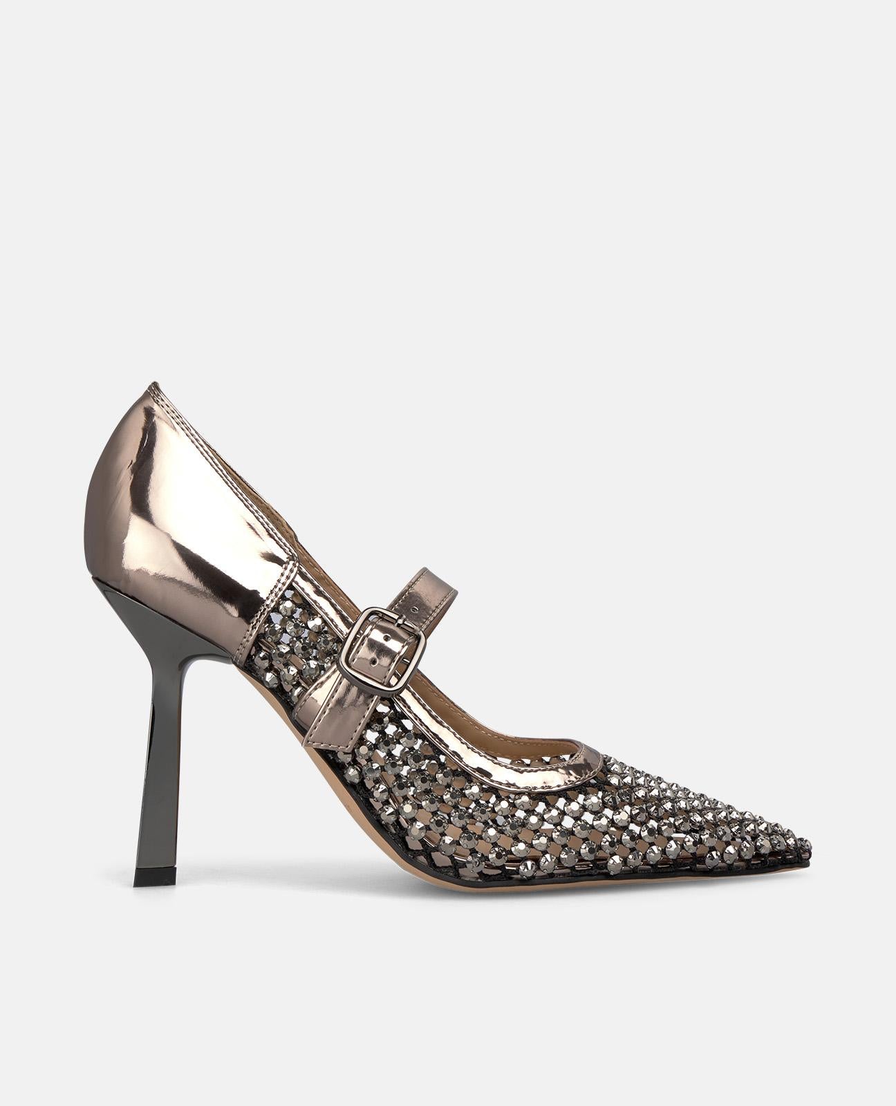 ZAPATO TACÓN REJILLA