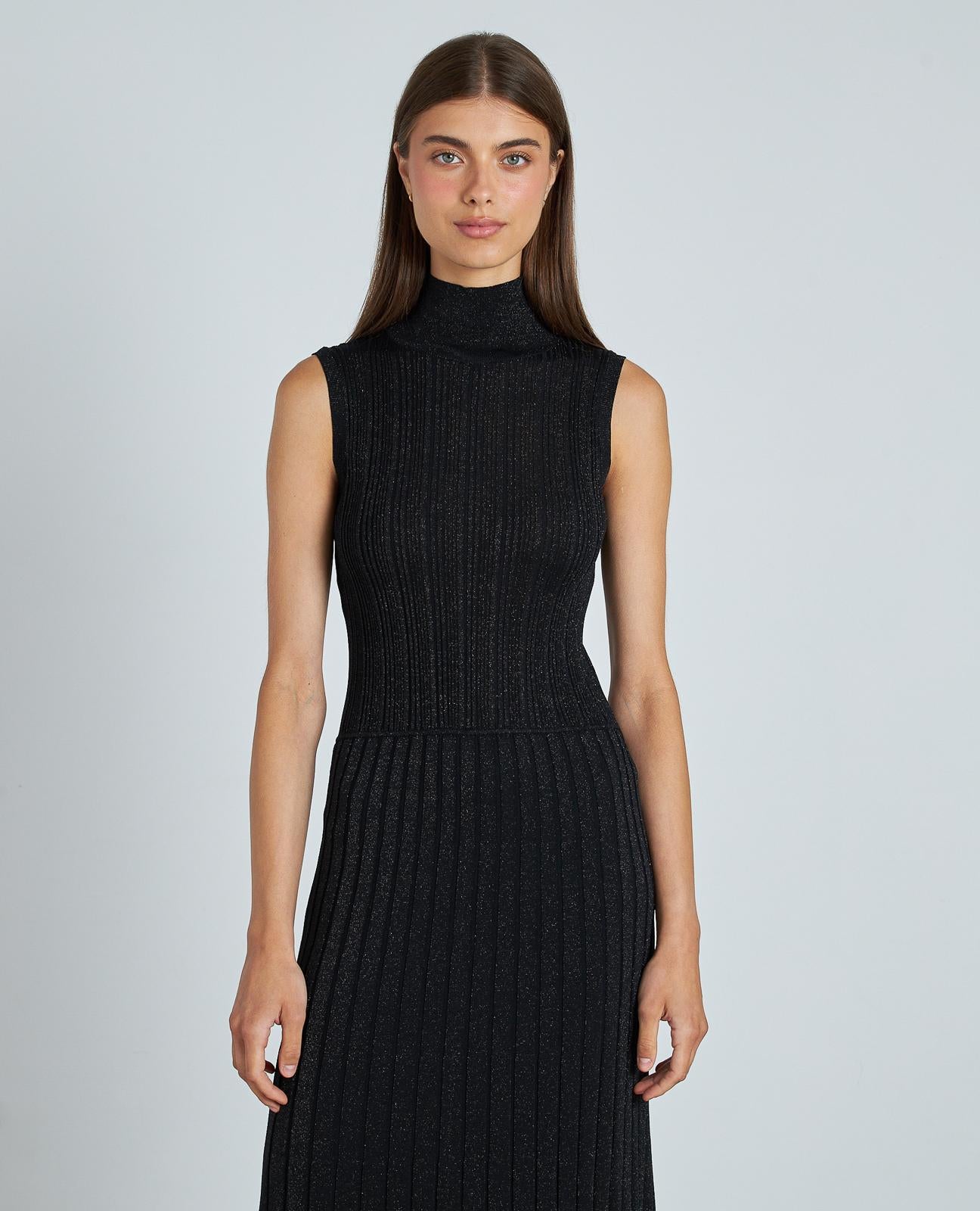 VESTIDO METALIZADO SIN MANGAS