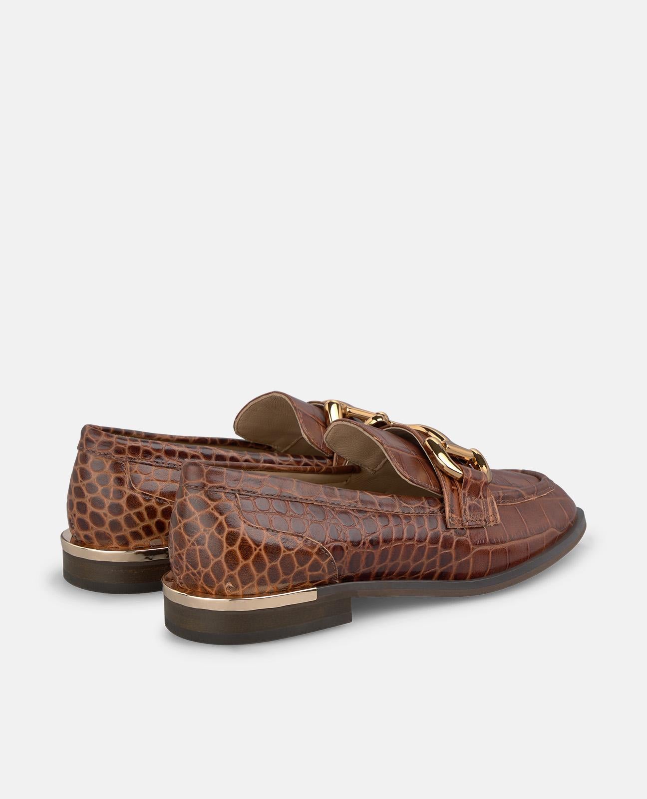 MOCASÍN ESTRIBO METALIZADO