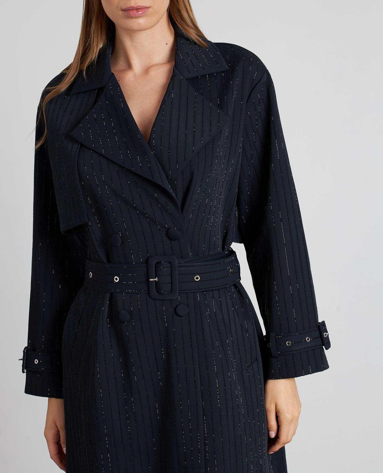 TRENCH CRUZADA BRILLOS