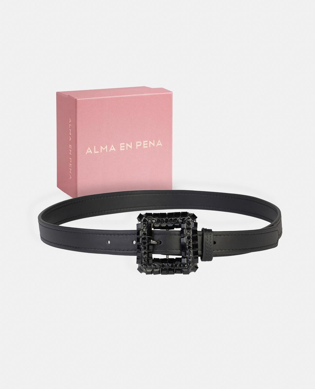 CINTURÓN HEBILLA DE PEDRERÍA