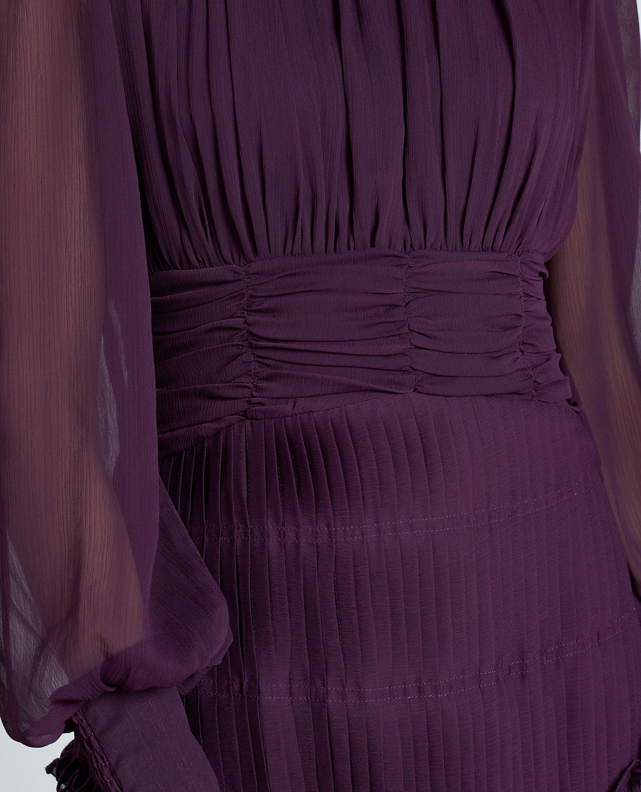 VESTIDO LARGO CON FRUNCIDO