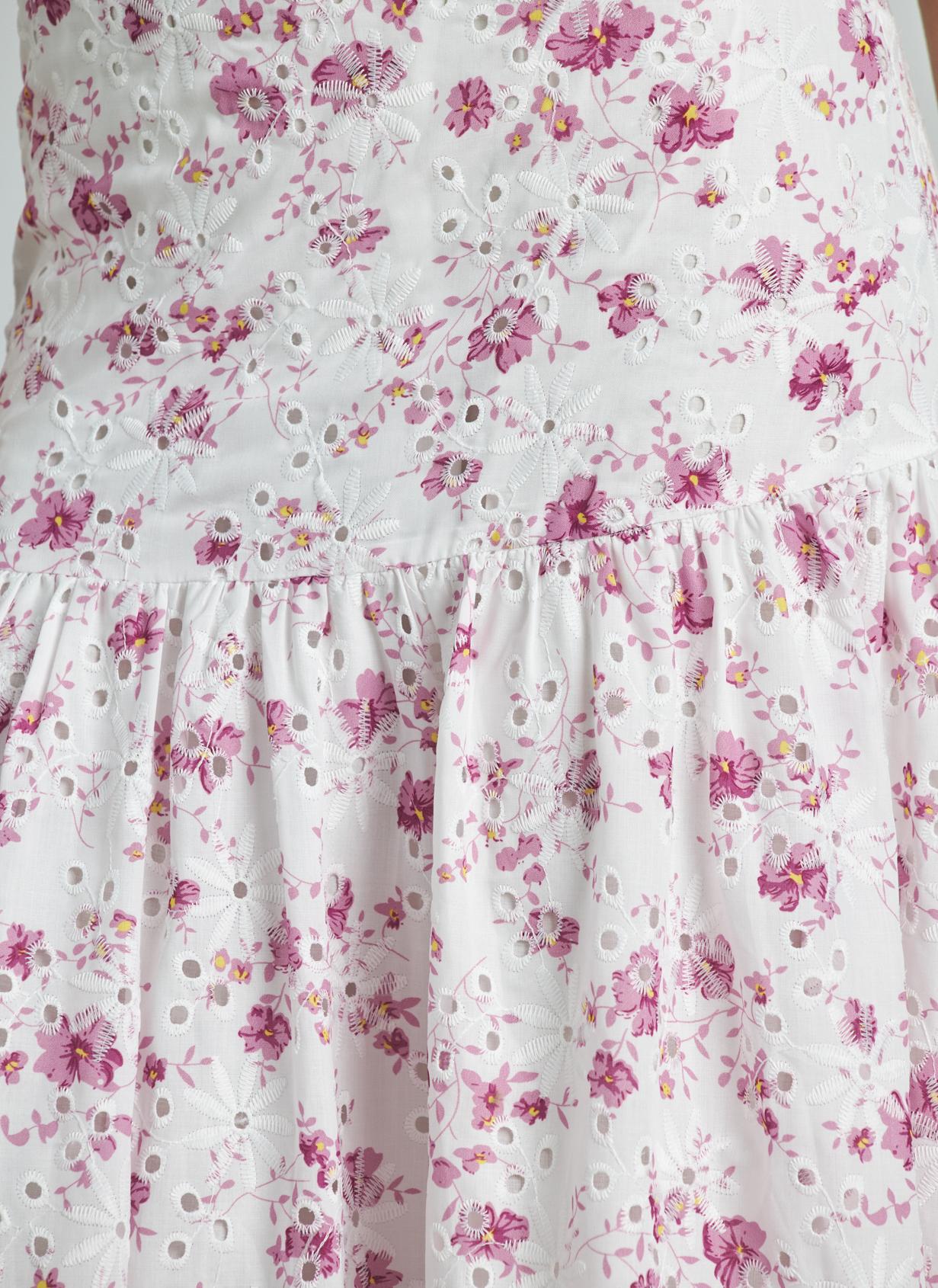 FALDA LARGA ESTAMPADA VOLANTE