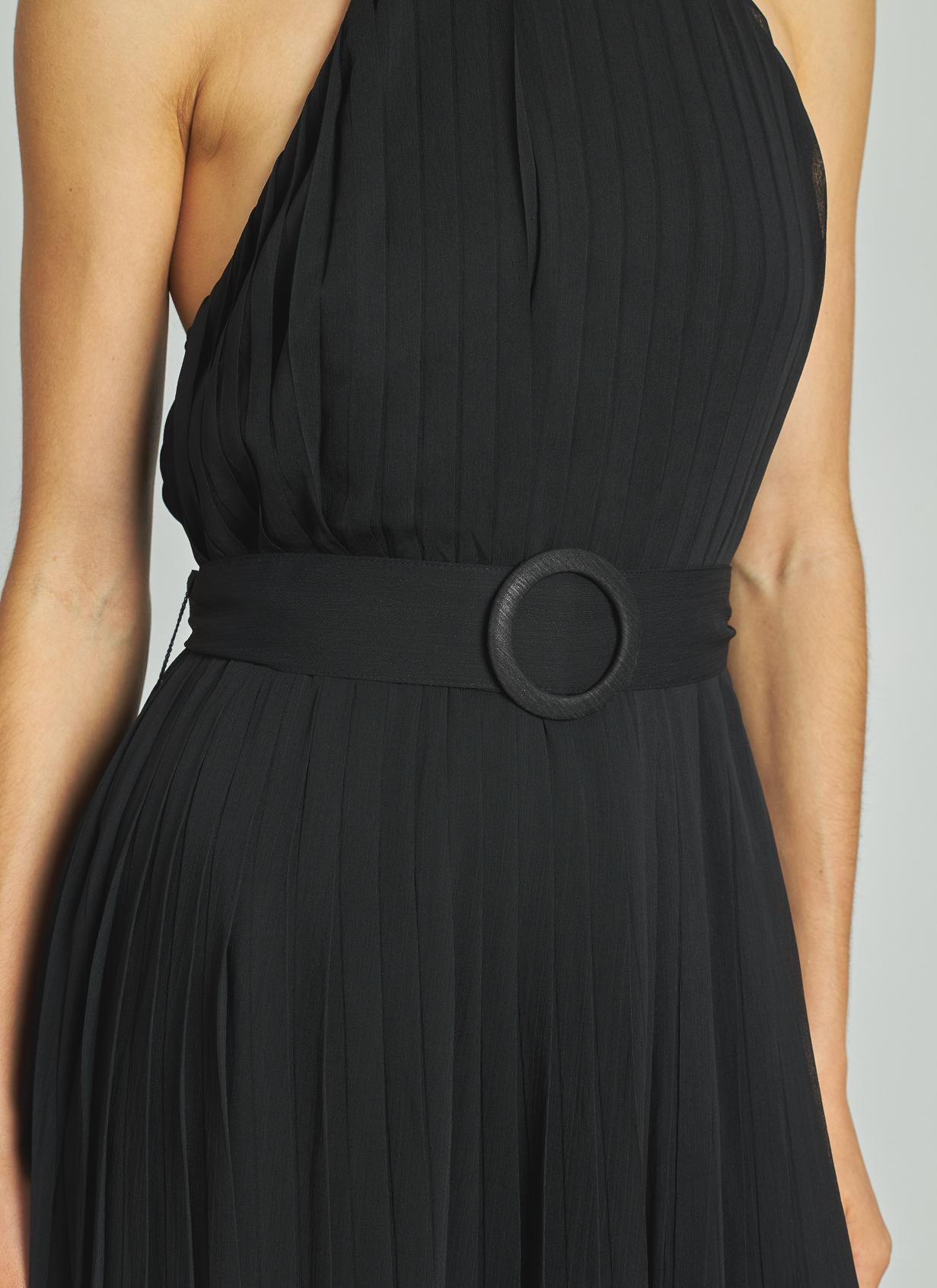 VESTIDO LARGO CUELLO HALTER