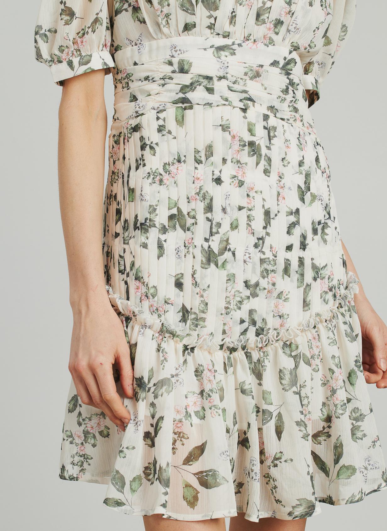 VESTIDO CORTO FRUNCES