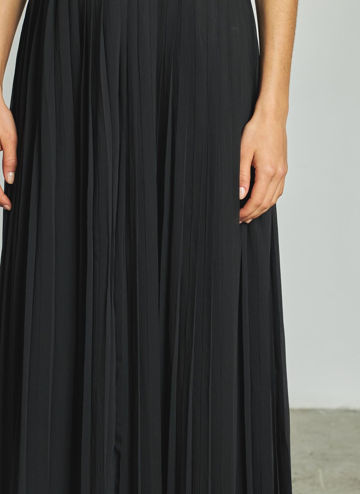 VESTIDO LARGO CUELLO HALTER