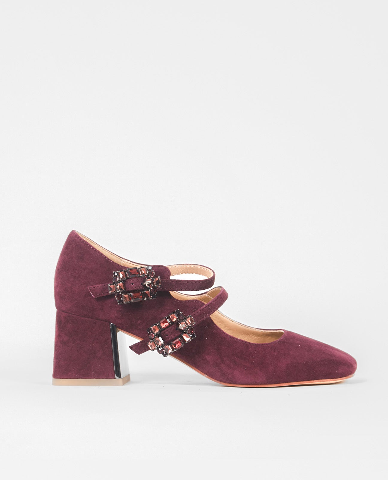 ZAPATO TACÓN CON HEBILLAS