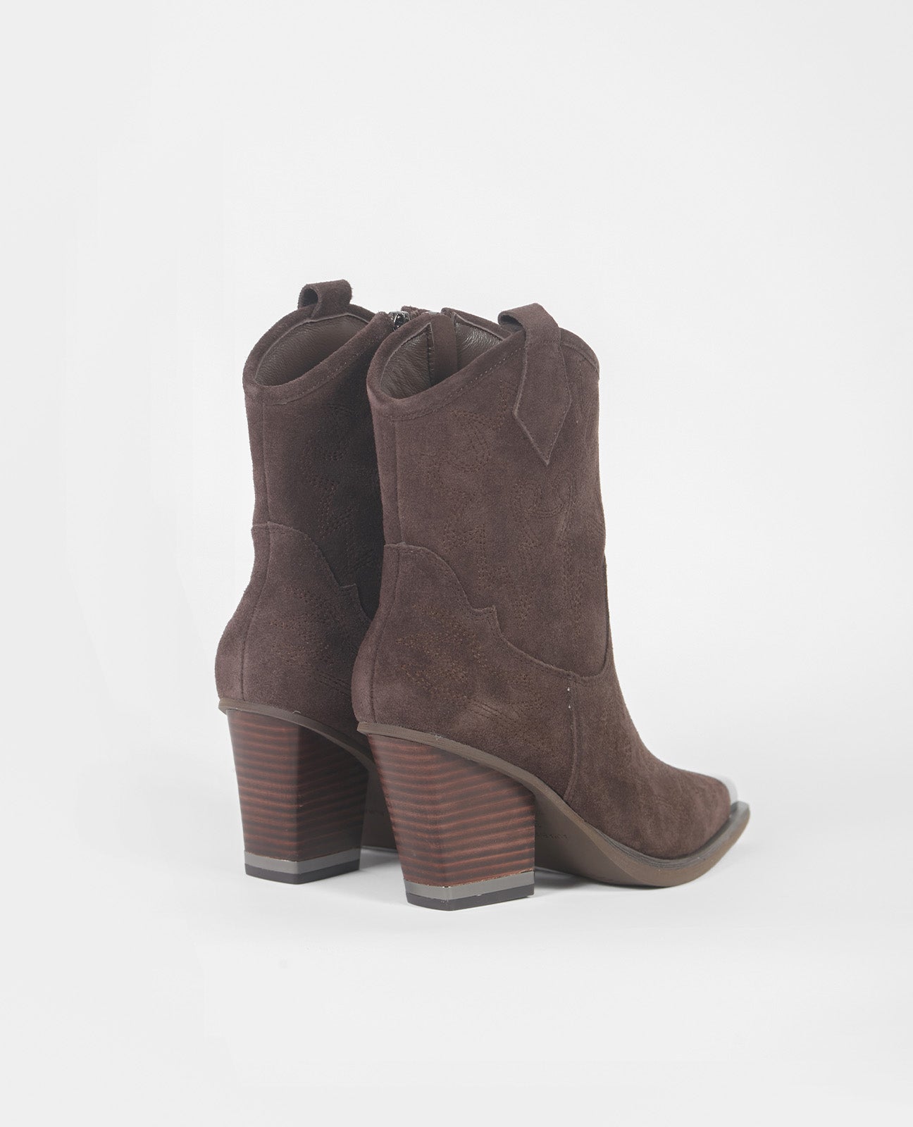 BOTÍN COWBOY PUNTERA METALIZADA