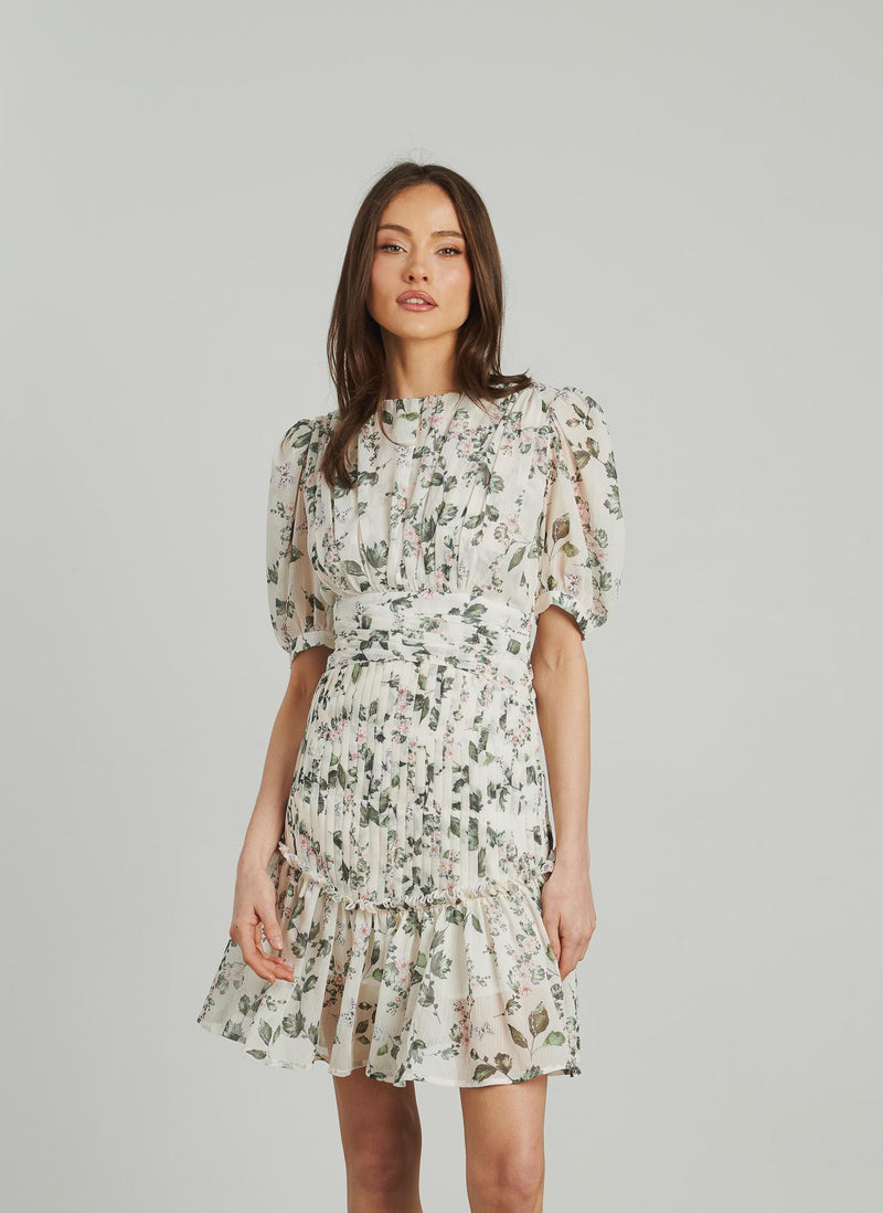 VESTIDO CORTO FRUNCES