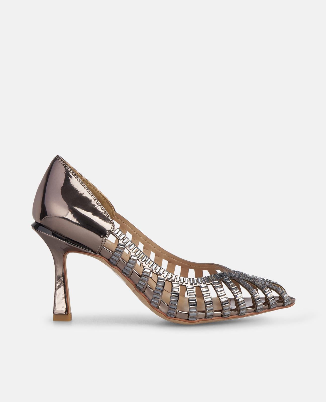 ZAPATO TACÓN EFECTO ESPEJO