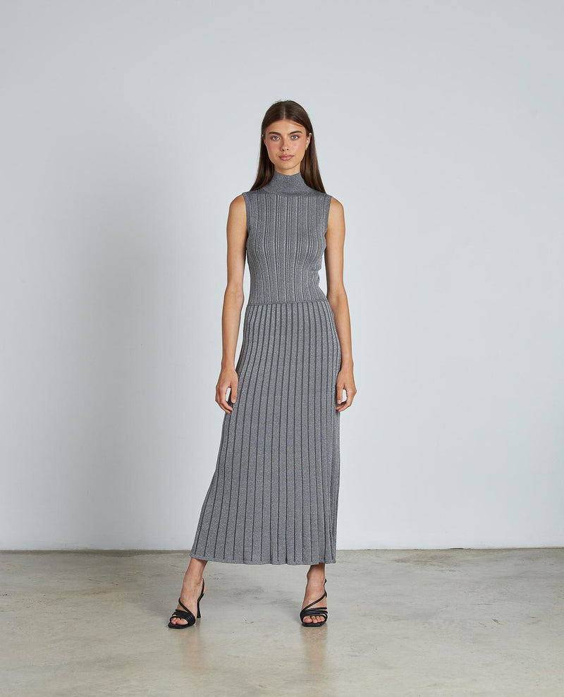 VESTIDO METALIZADO SIN MANGAS