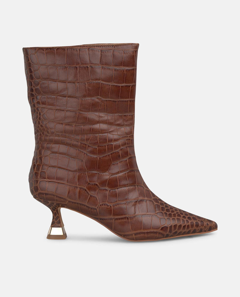 BOTÍN TACÓN METALIZADO