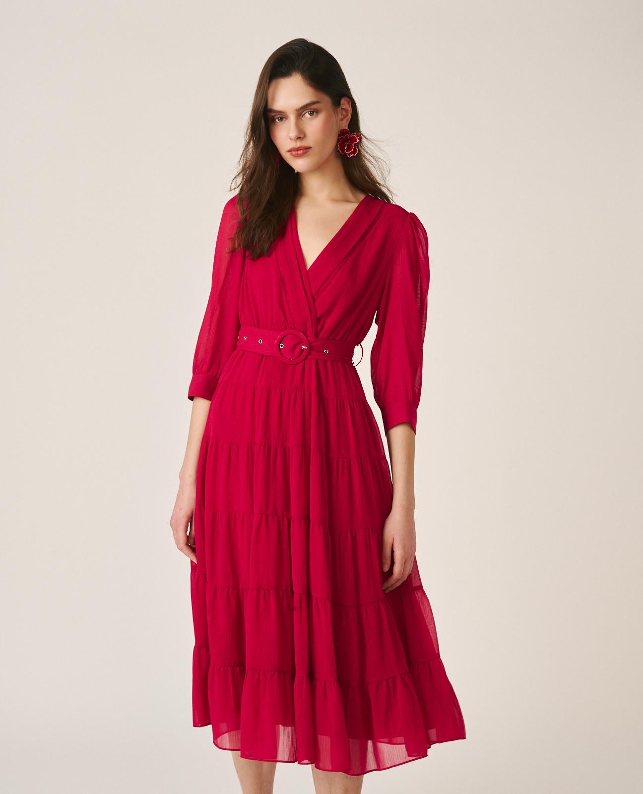 VESTIDO LARGO GASA
