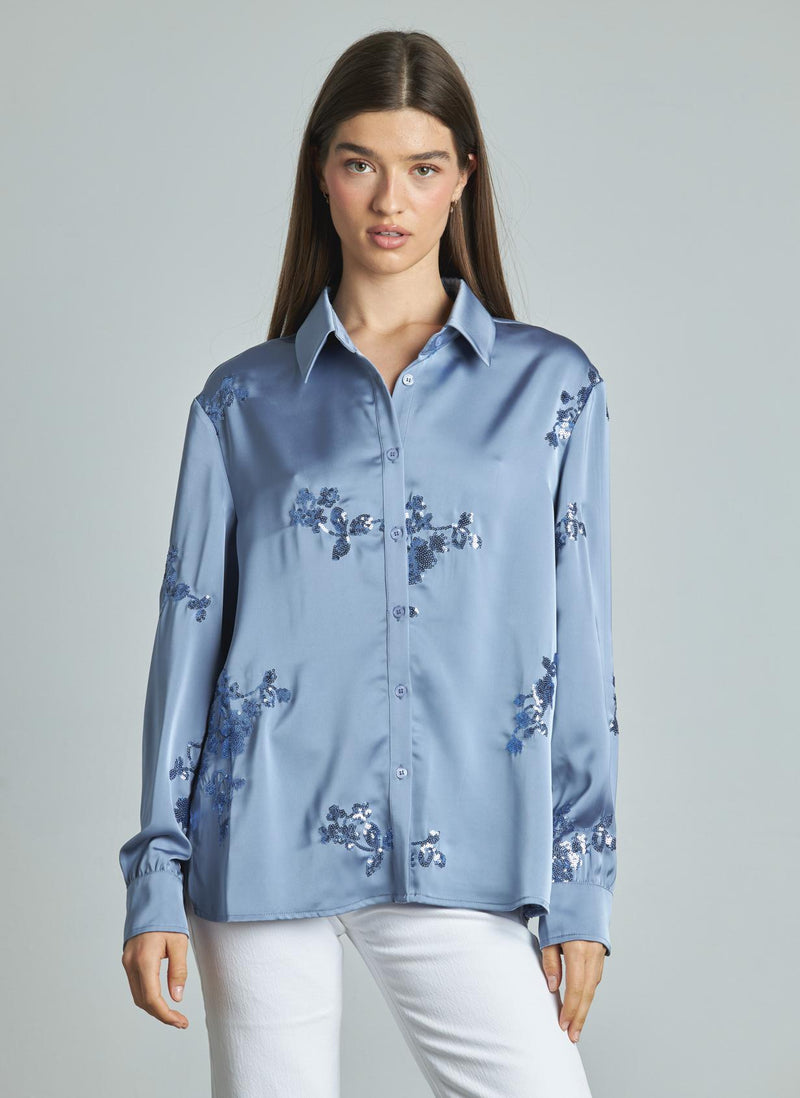 CAMISA CON LENTEJUELAS