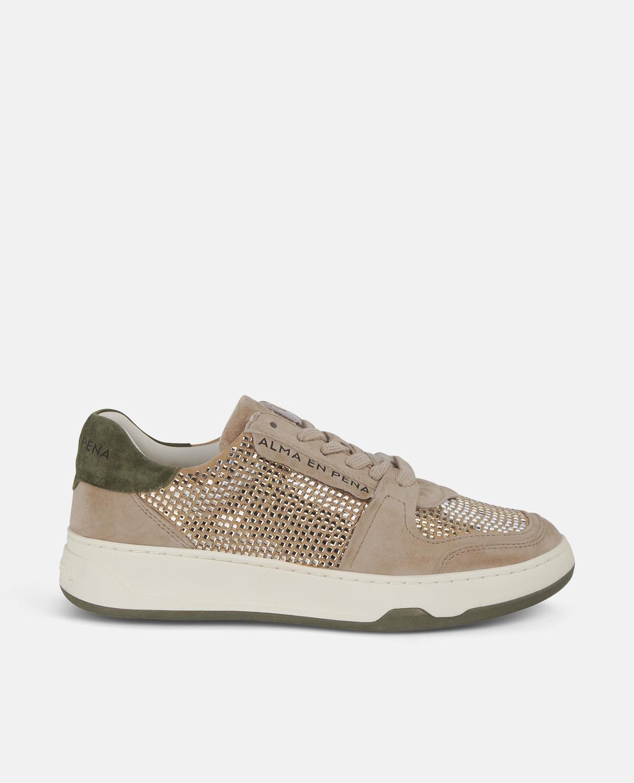 SNEAKER PLANA CON BRILLOS