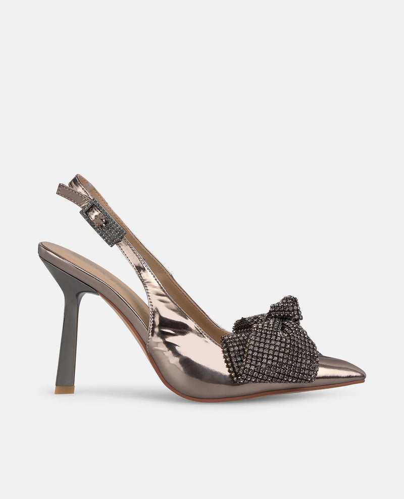 ZAPATO TACÓN LAZO PEDRERÍA