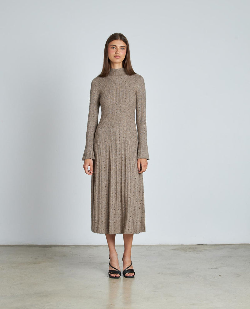 VESTIDO LARGO PEDRERÍA