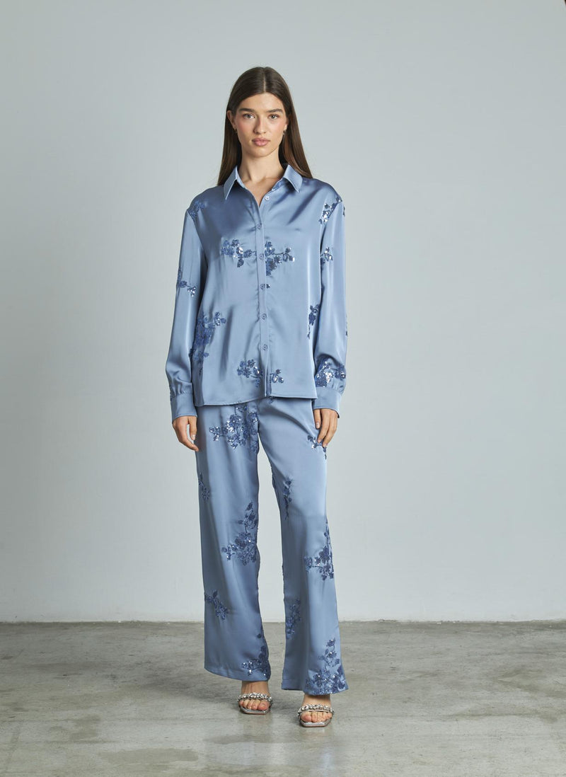 CAMISA CON LENTEJUELAS