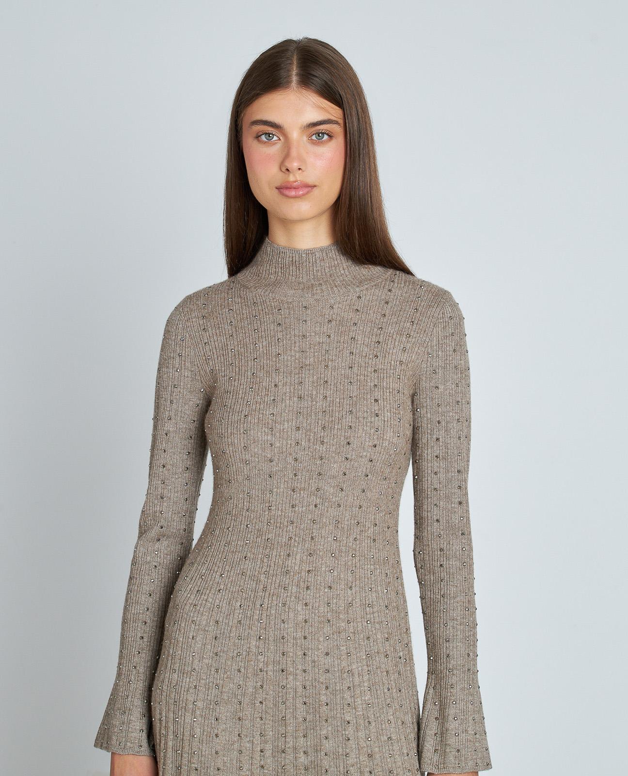 VESTIDO LARGO PEDRERÍA