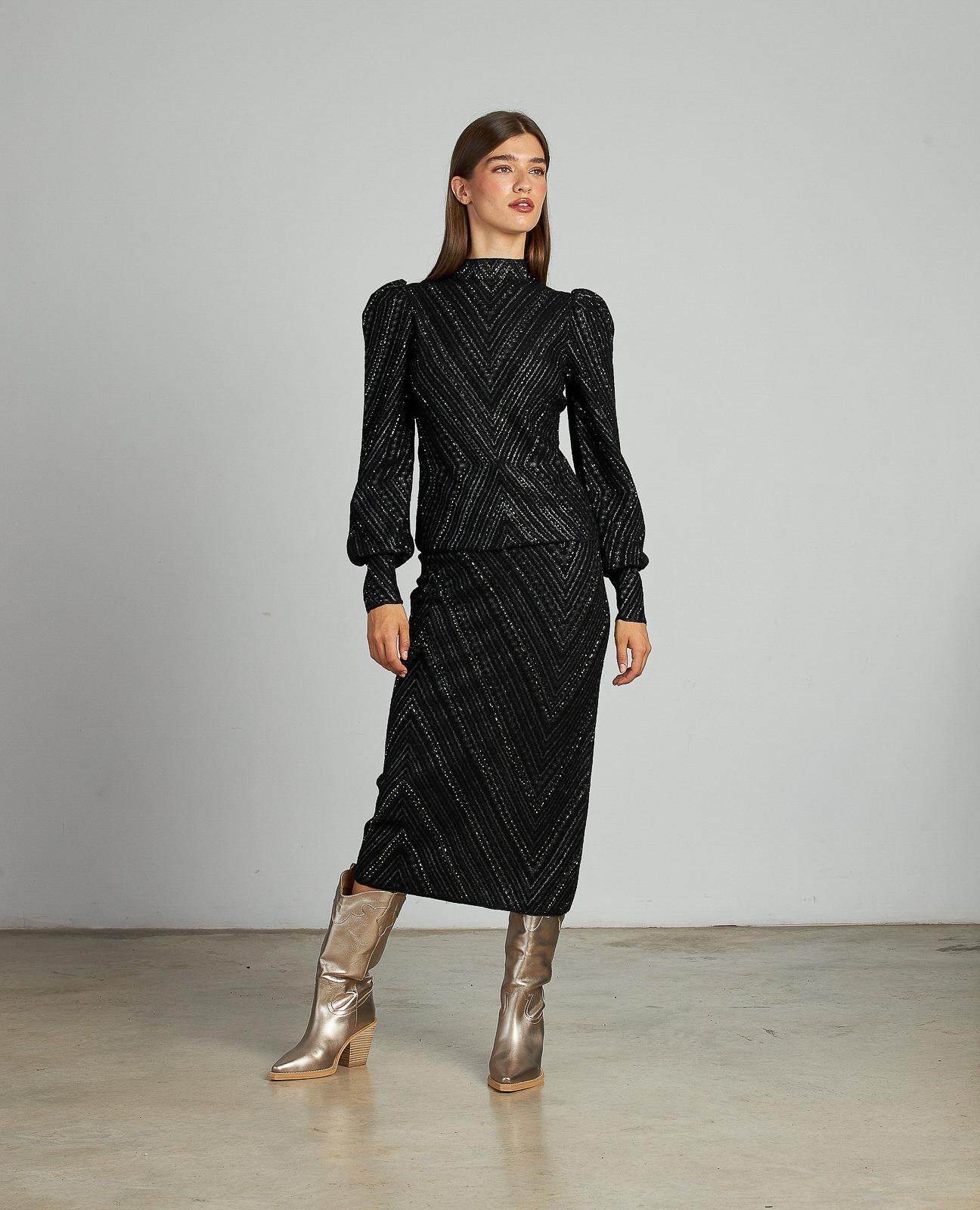 FALDA PUNTO PEDRERÍA