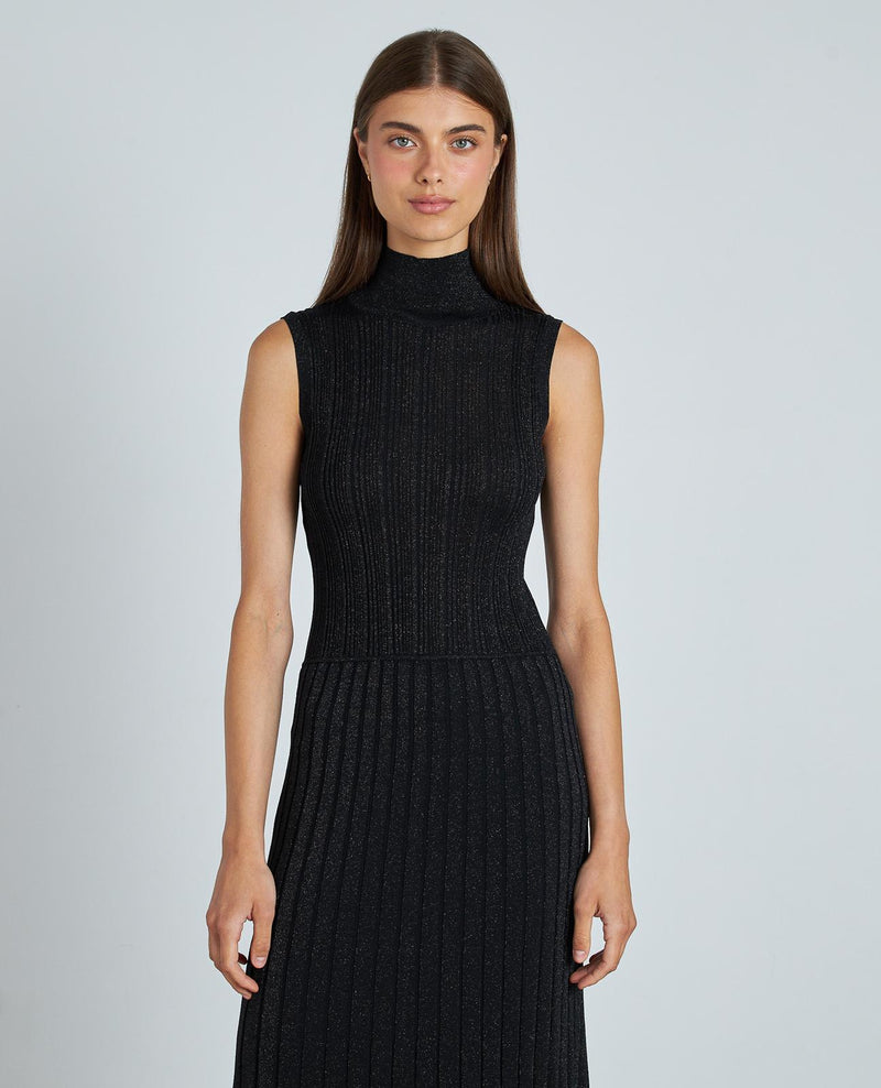 VESTIDO METALIZADO SIN MANGAS