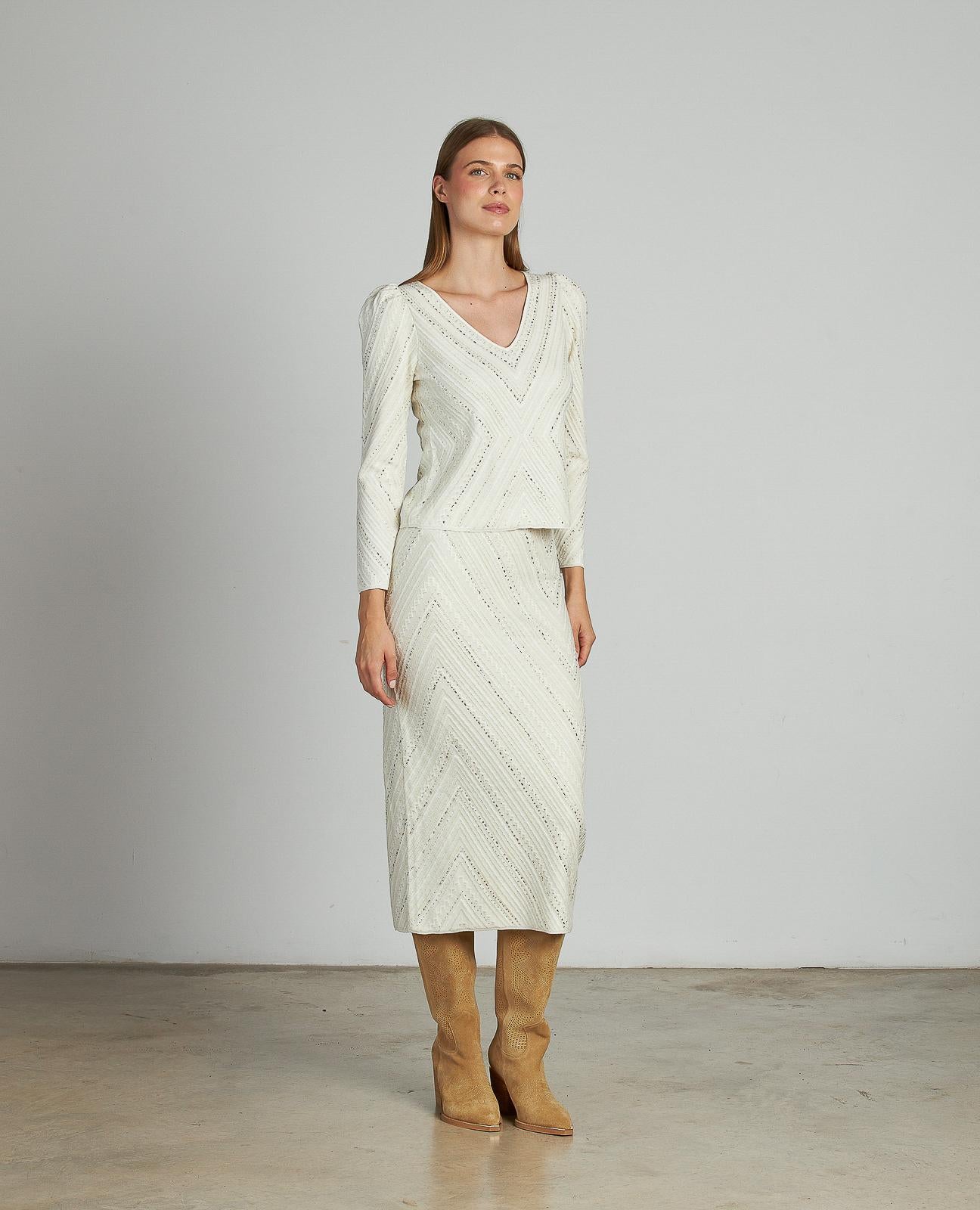 FALDA PUNTO PEDRERÍA