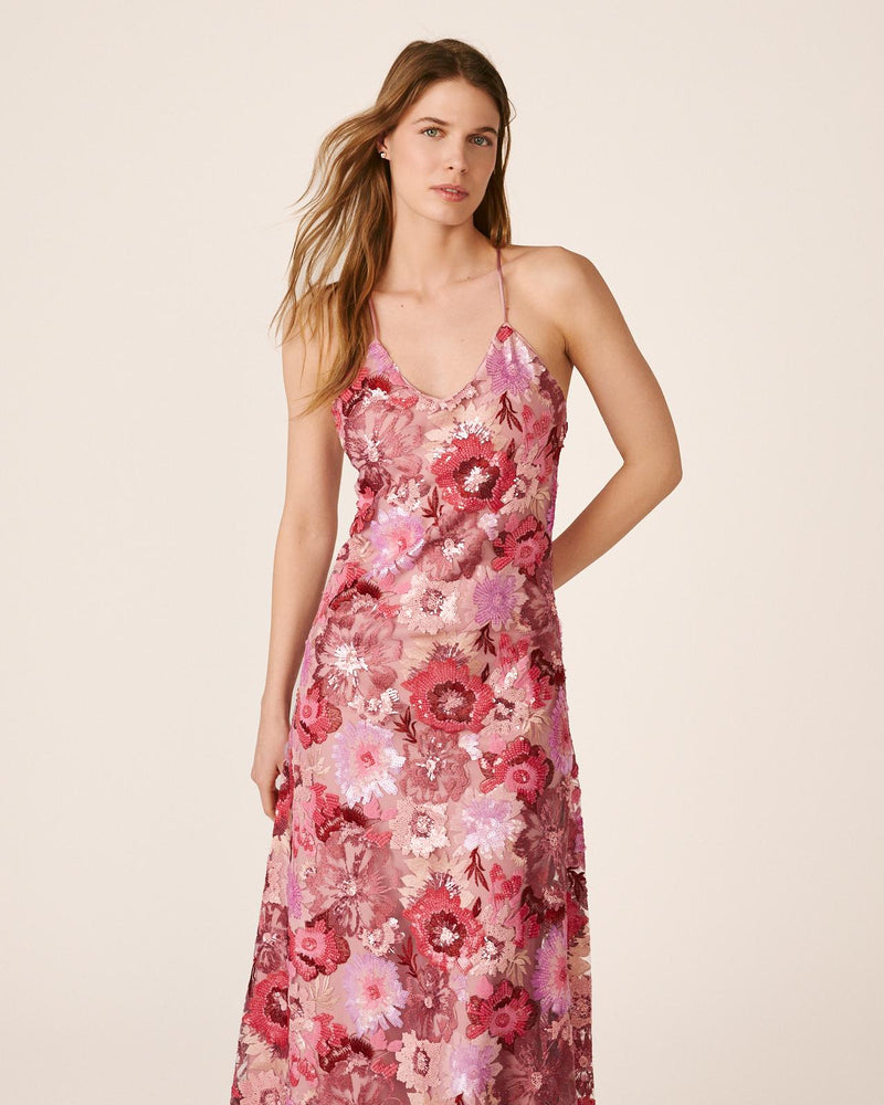 VESTIDO MIDI LENTEJUELAS