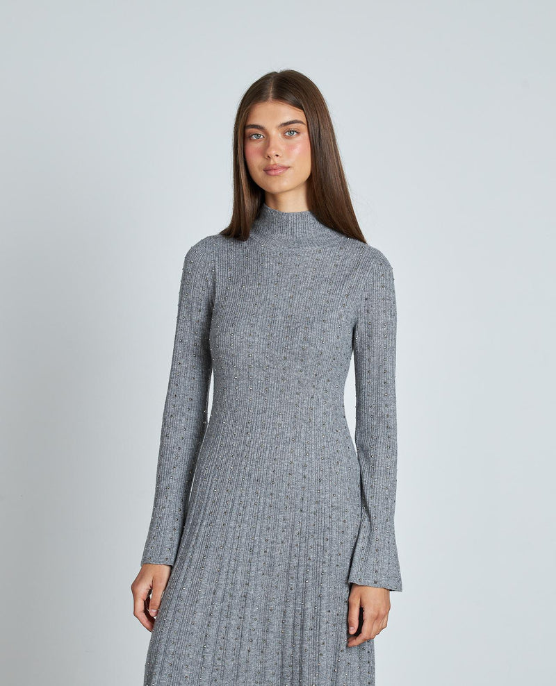 VESTIDO LARGO PEDRERÍA