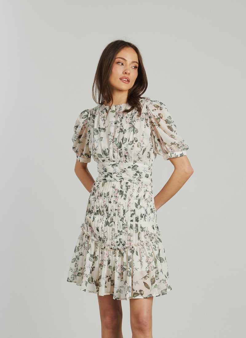 VESTIDO CORTO FRUNCES