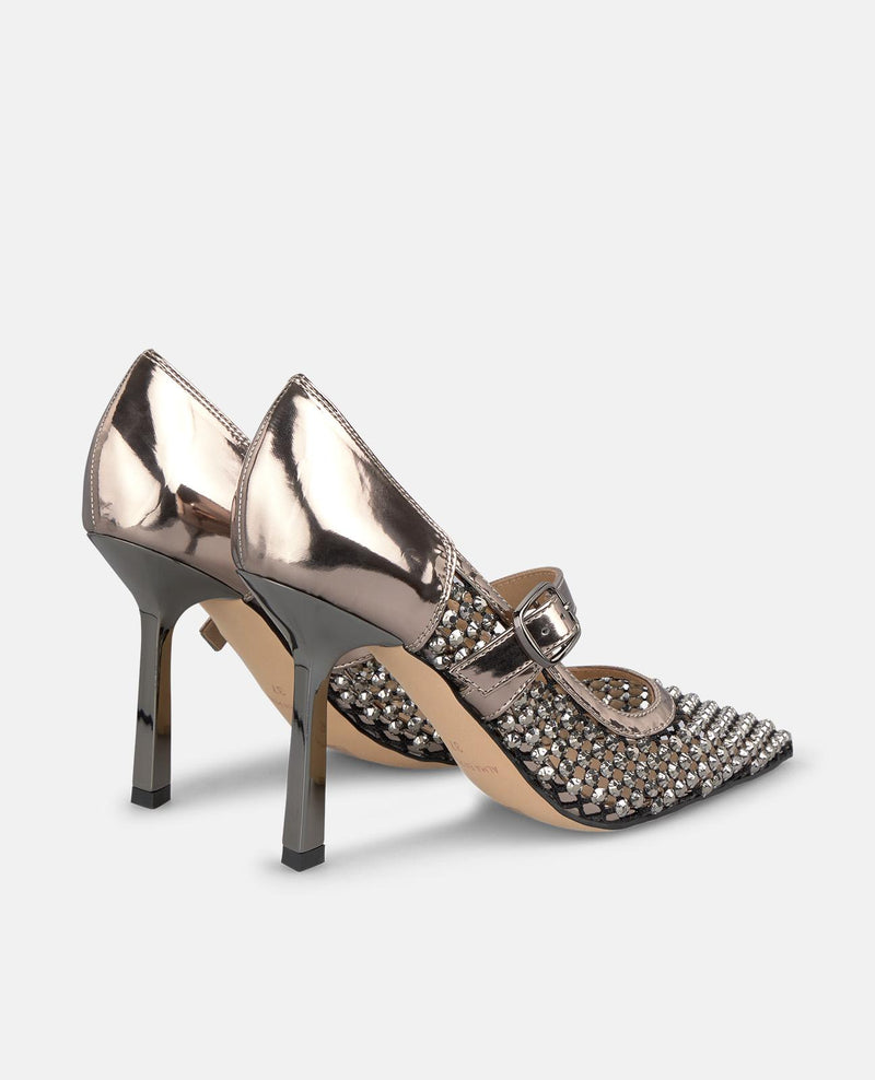 ZAPATO TACÓN REJILLA