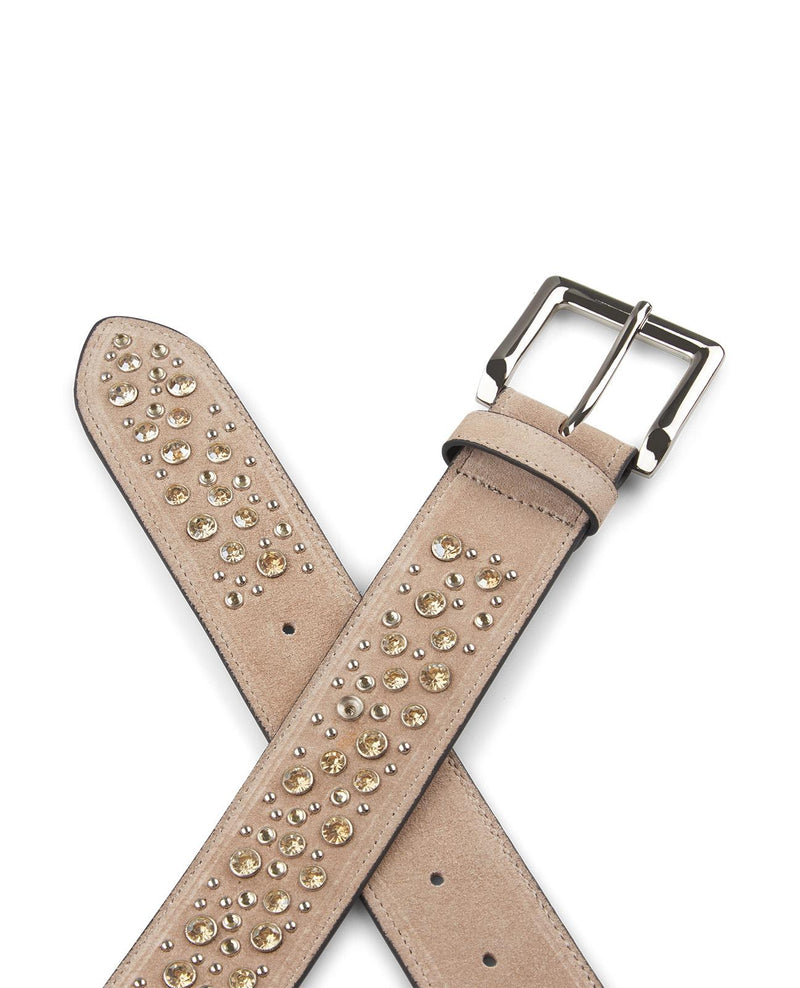 CINTURÓN DE PIEL ABALORIOS