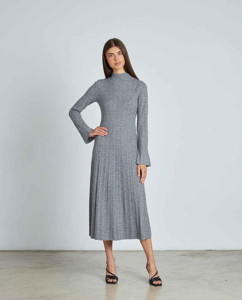 VESTIDO LARGO PEDRERÍA