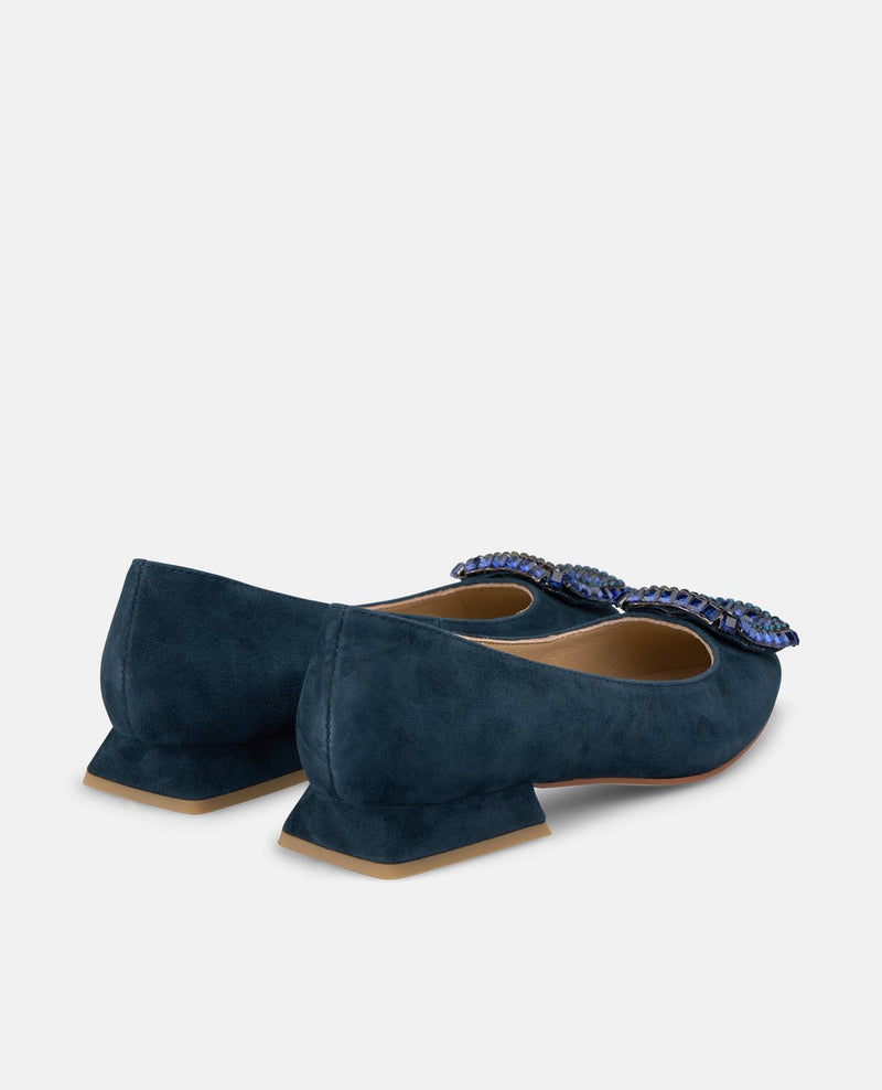 ZAPATO PLANO ADORNO CUADRADO