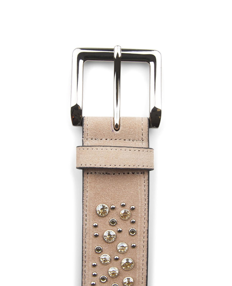 CINTURÓN DE PIEL ABALORIOS