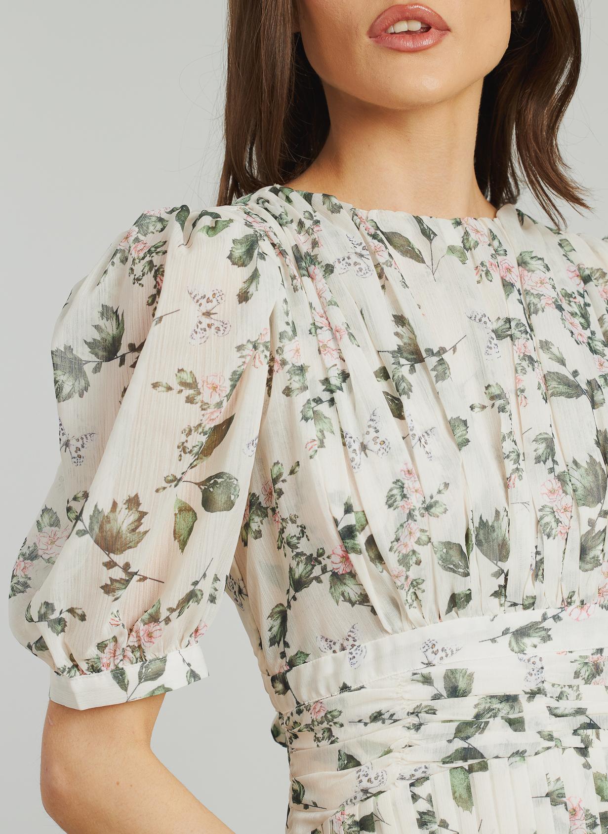 VESTIDO CORTO FRUNCES