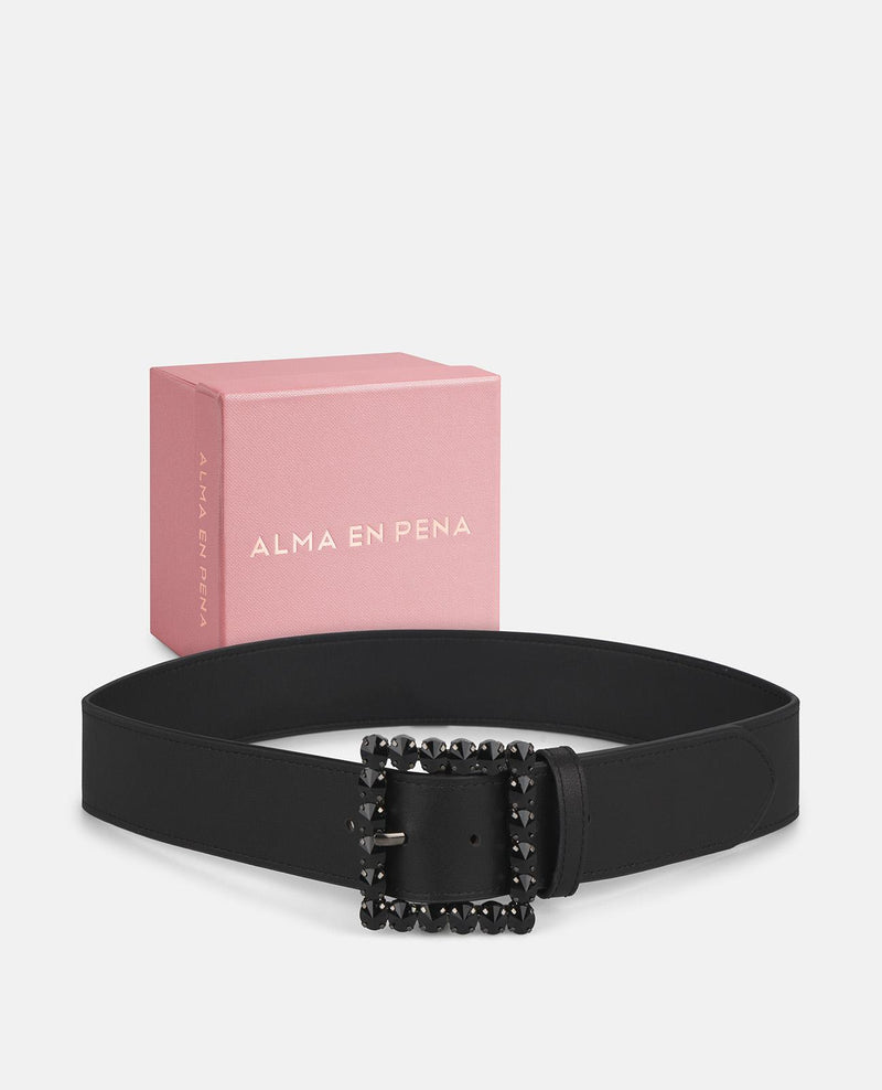 CINTURÓN HEBILLA ABALORIOS