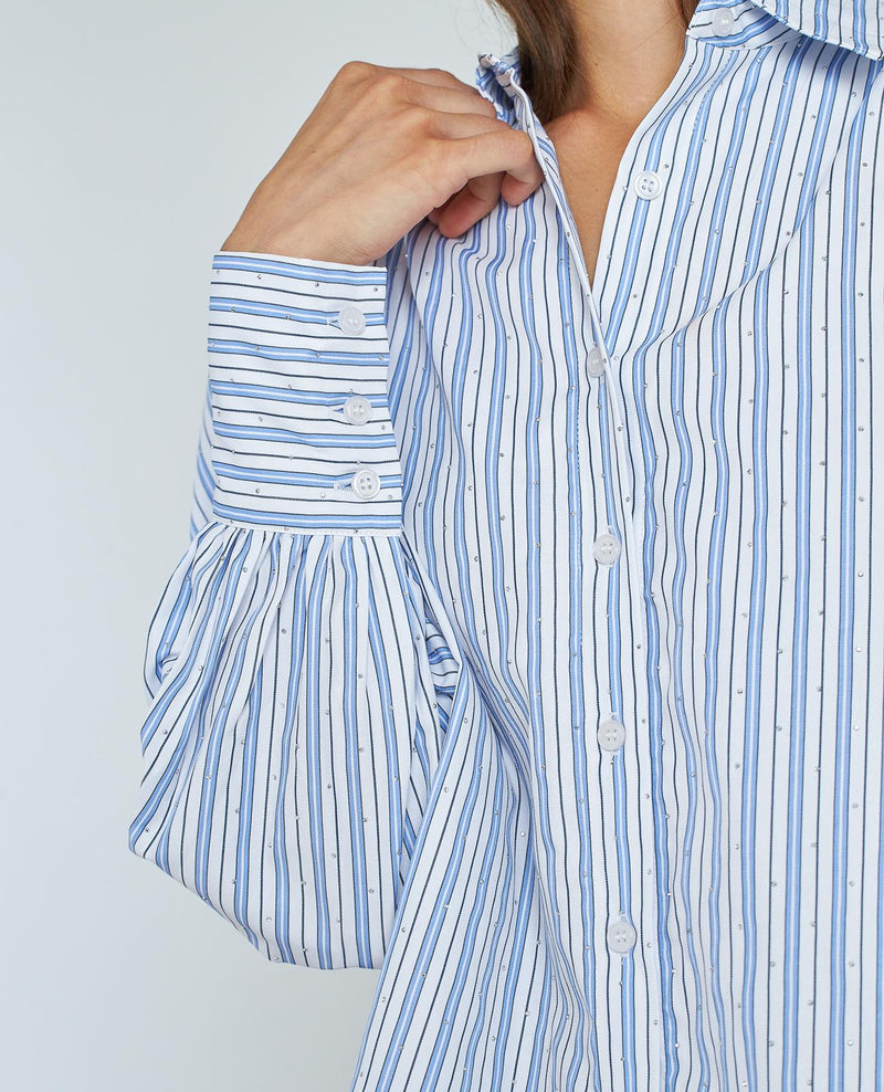 CAMISA RAYAS PEDRERÍA