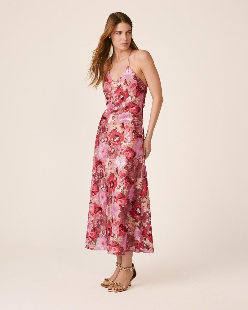 VESTIDO MIDI LENTEJUELAS