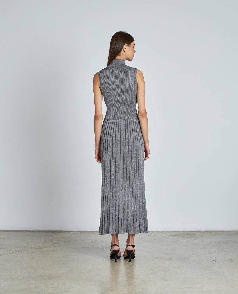 VESTIDO METALIZADO SIN MANGAS