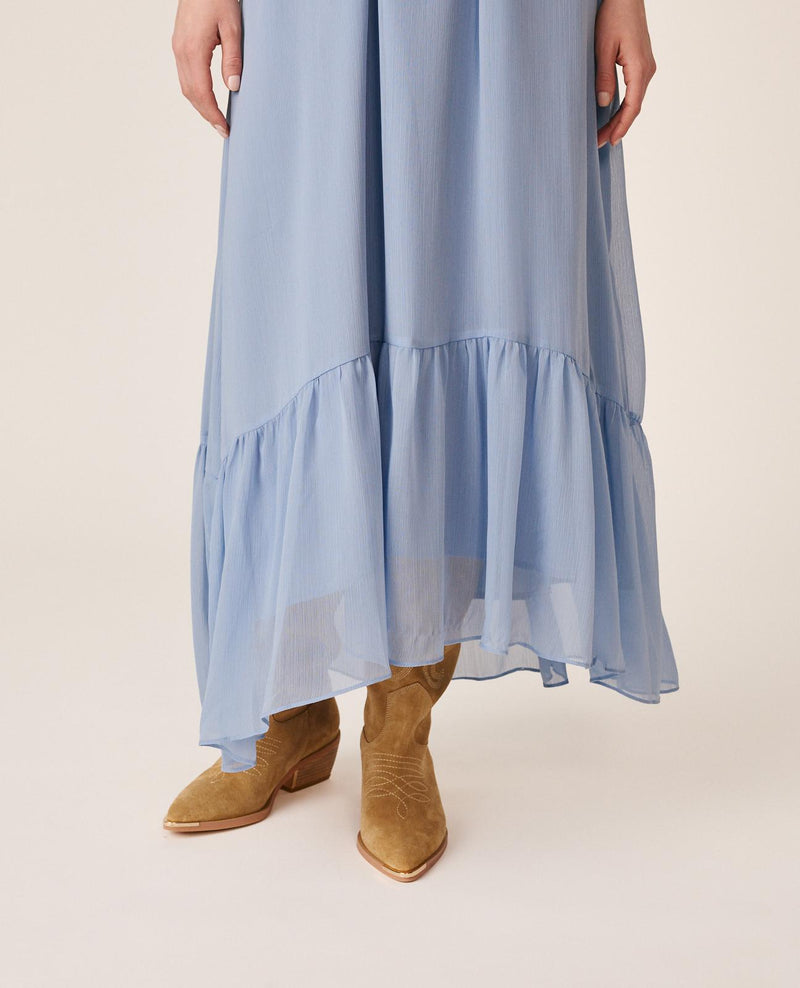 VESTIDO MIDI MANGA ACAMPANADA