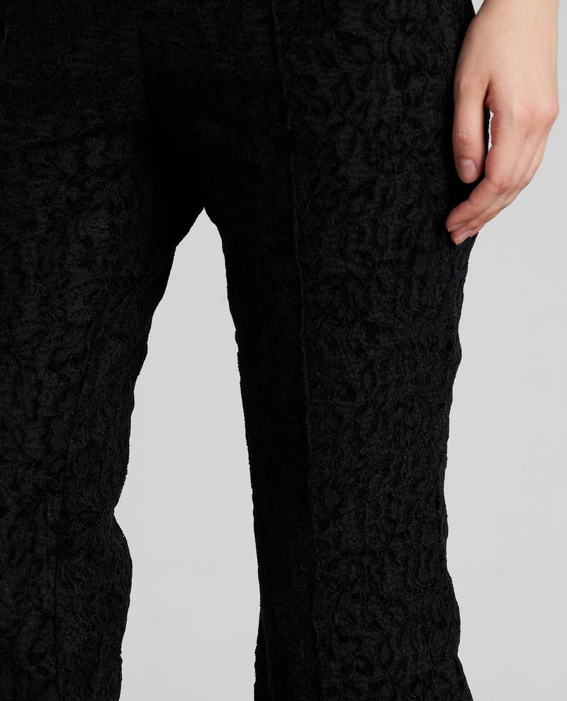 PLANTALÓN FLARE CON TEXTURA