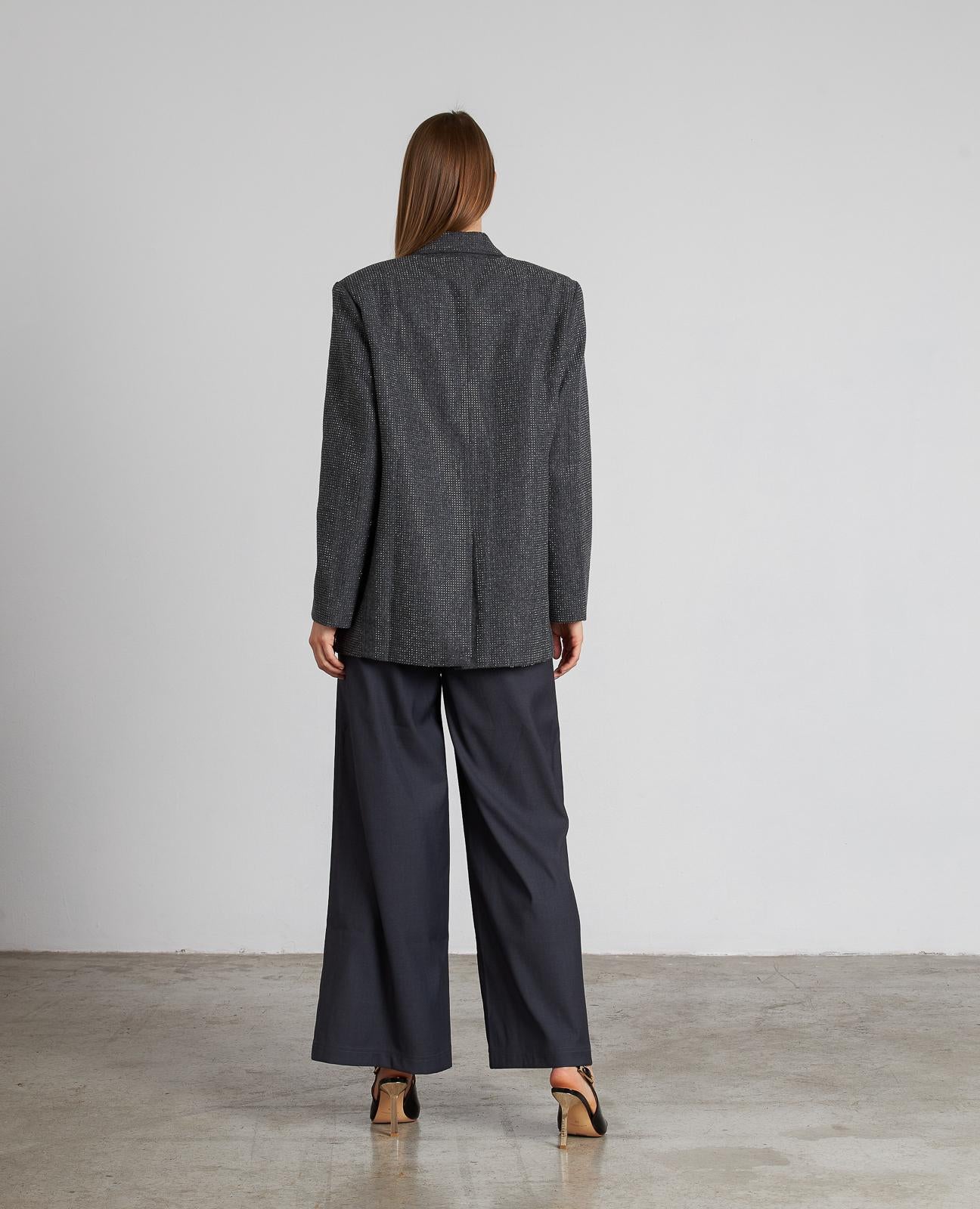 BLAZER RECTA BRILLOS