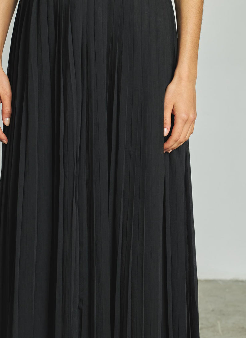 VESTIDO LARGO CUELLO HALTER