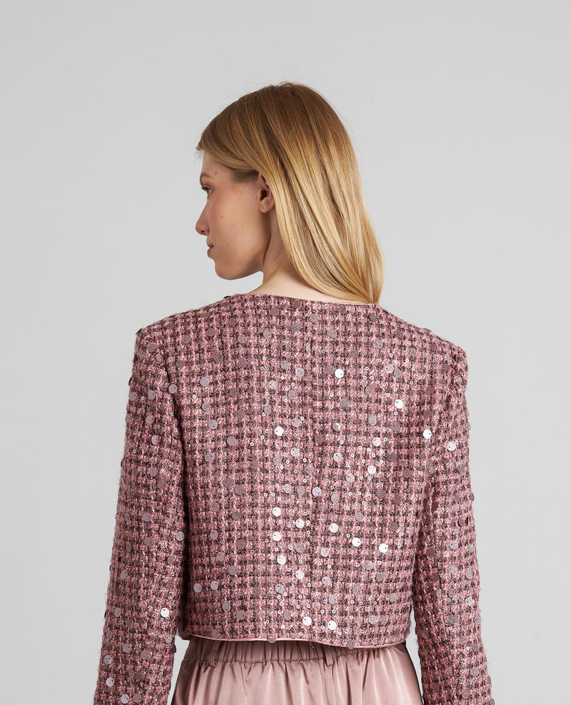 CHAQUETA ESTRUCTURA LENTEJUELAS