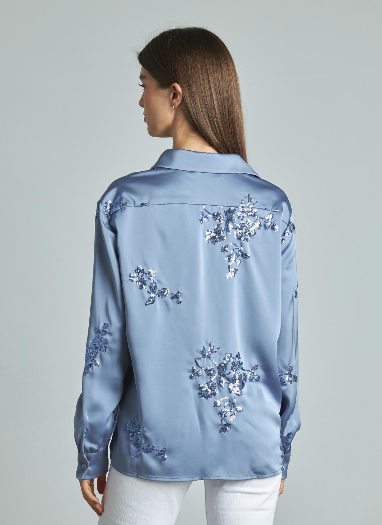 CAMISA CON LENTEJUELAS