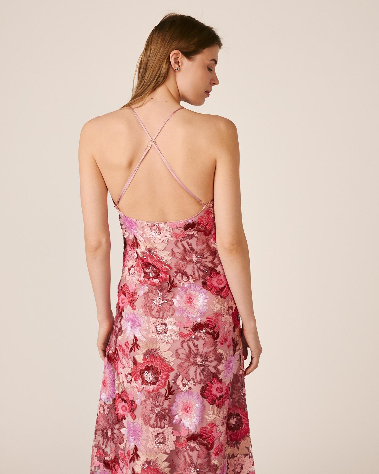 VESTIDO MIDI LENTEJUELAS