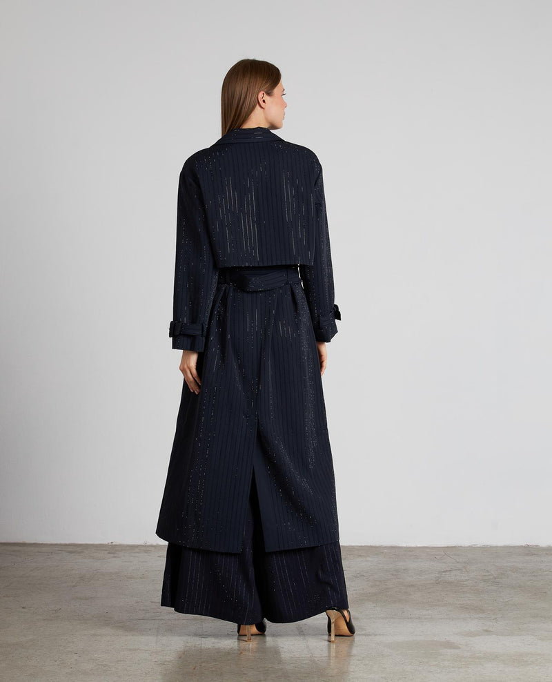 TRENCH CRUZADA BRILLOS