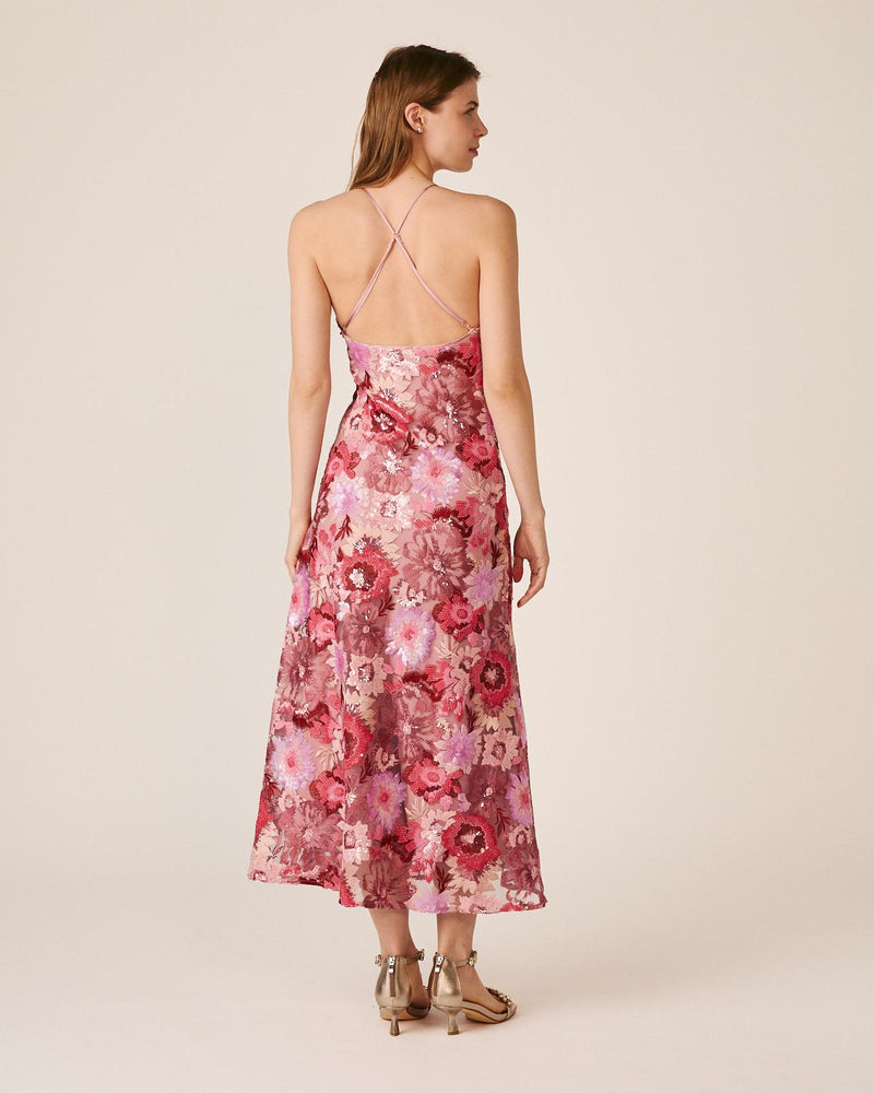 VESTIDO MIDI LENTEJUELAS